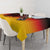 Custom Germany Football Tablecloth Special Black Eagle Flag Style - Wonder Print Shop