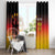 Custom Germany Football Window Curtain Special Black Eagle Flag Style - Wonder Print Shop
