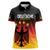 Custom Germany Football Women Polo Shirt Special Black Eagle Flag Style - Wonder Print Shop