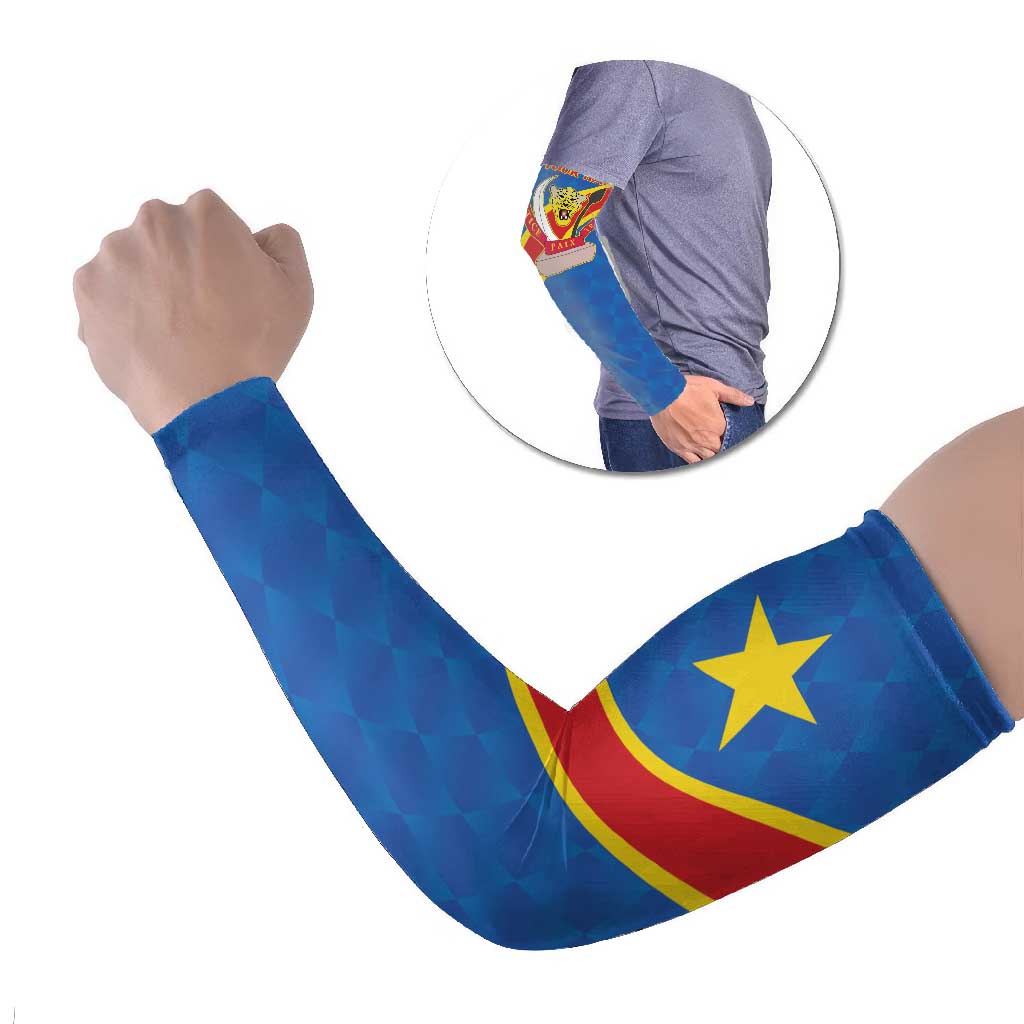 Africa DR of the Congo Personalized Arm Sleeves Flag Style