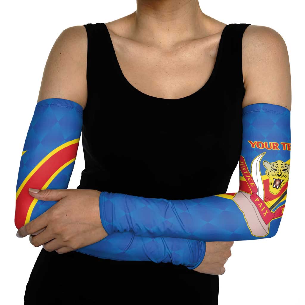 Africa DR of the Congo Personalized Arm Sleeves Flag Style