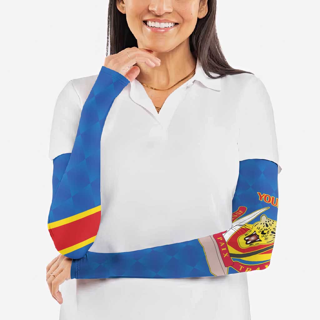 Africa DR of the Congo Personalized Arm Sleeves Flag Style