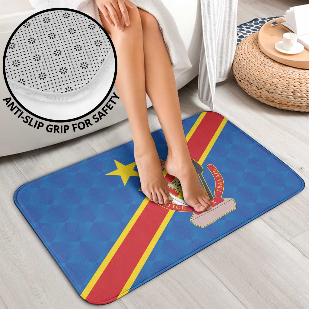 Africa DR of the Congo Personalized Bathroom Set Flag Style