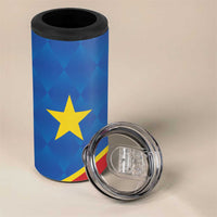 Democratic Republic of the Congo Personalized 4 in 1 Can Cooler Tumbler Flag Style - Wonder Print Shop