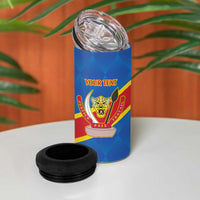 Democratic Republic of the Congo Personalized 4 in 1 Can Cooler Tumbler Flag Style - Wonder Print Shop
