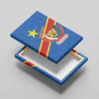 Democratic Republic of the Congo Personalized Canvas Wall Art Flag Style - Wonder Print Shop