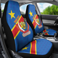 Democratic Republic of the Congo Personalized Car Seat Cover Flag Style - Wonder Print Shop