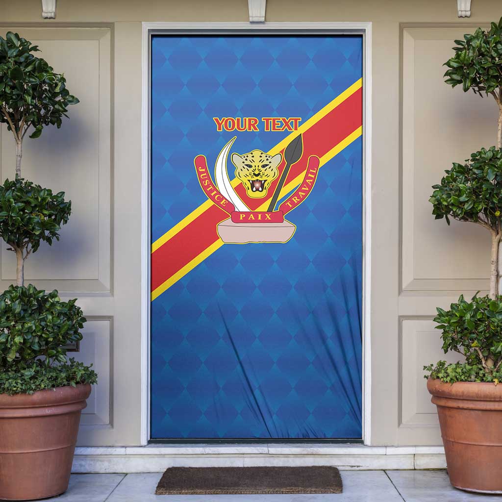 Africa DR of the Congo Personalized Door Cover Flag Style