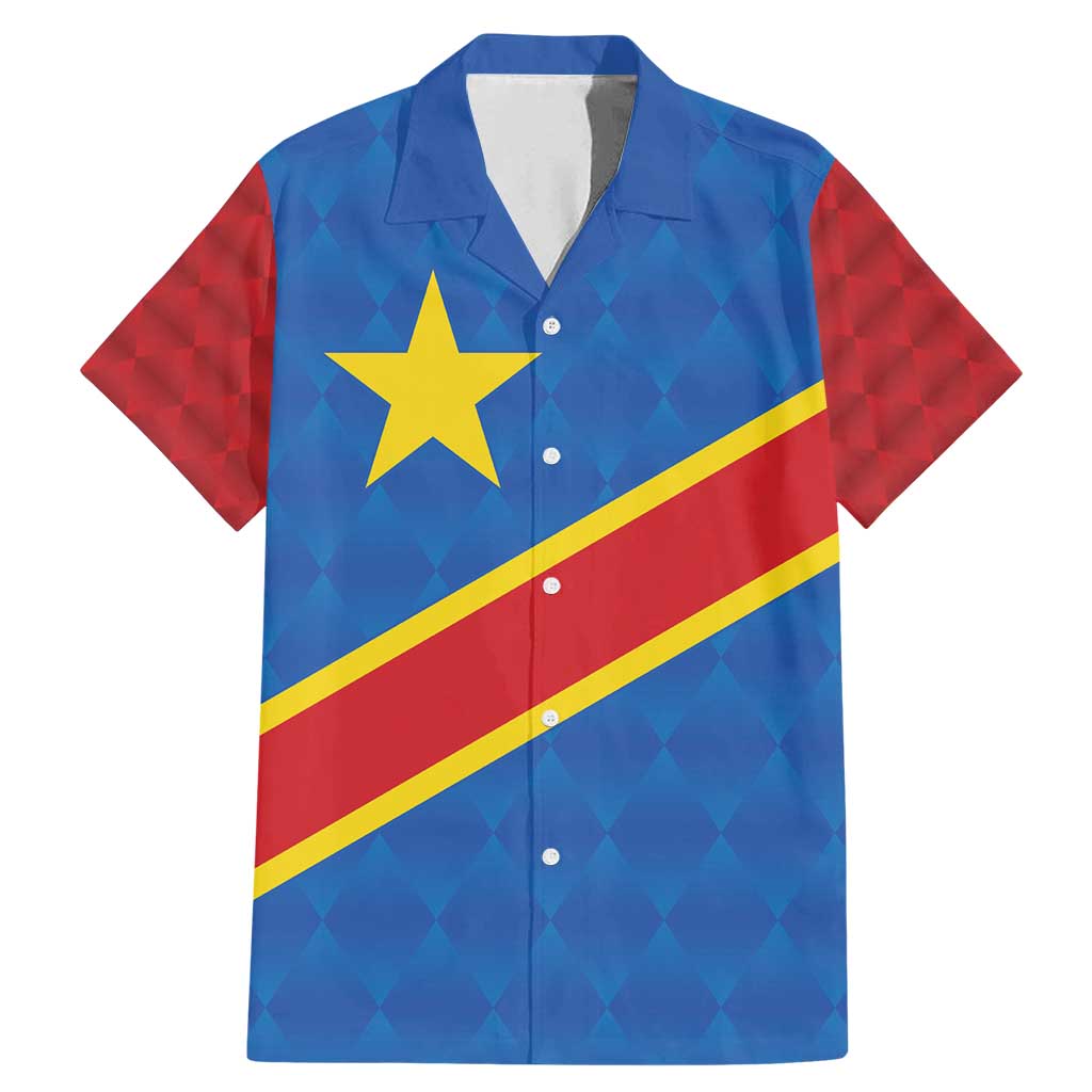 Democratic Republic of the Congo Personalized Family Matching Mermaid Dress and Hawaiian Shirt Flag Style - Wonder Print Shop