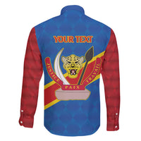 Democratic Republic of the Congo Personalized Family Matching Puletasi and Hawaiian Shirt Flag Style - Wonder Print Shop