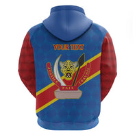 Democratic Republic of the Congo Personalized Hoodie Flag Style - Wonder Print Shop