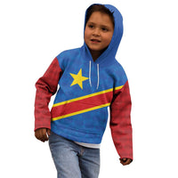 Democratic Republic of the Congo Personalized Kid Hoodie Flag Style - Wonder Print Shop