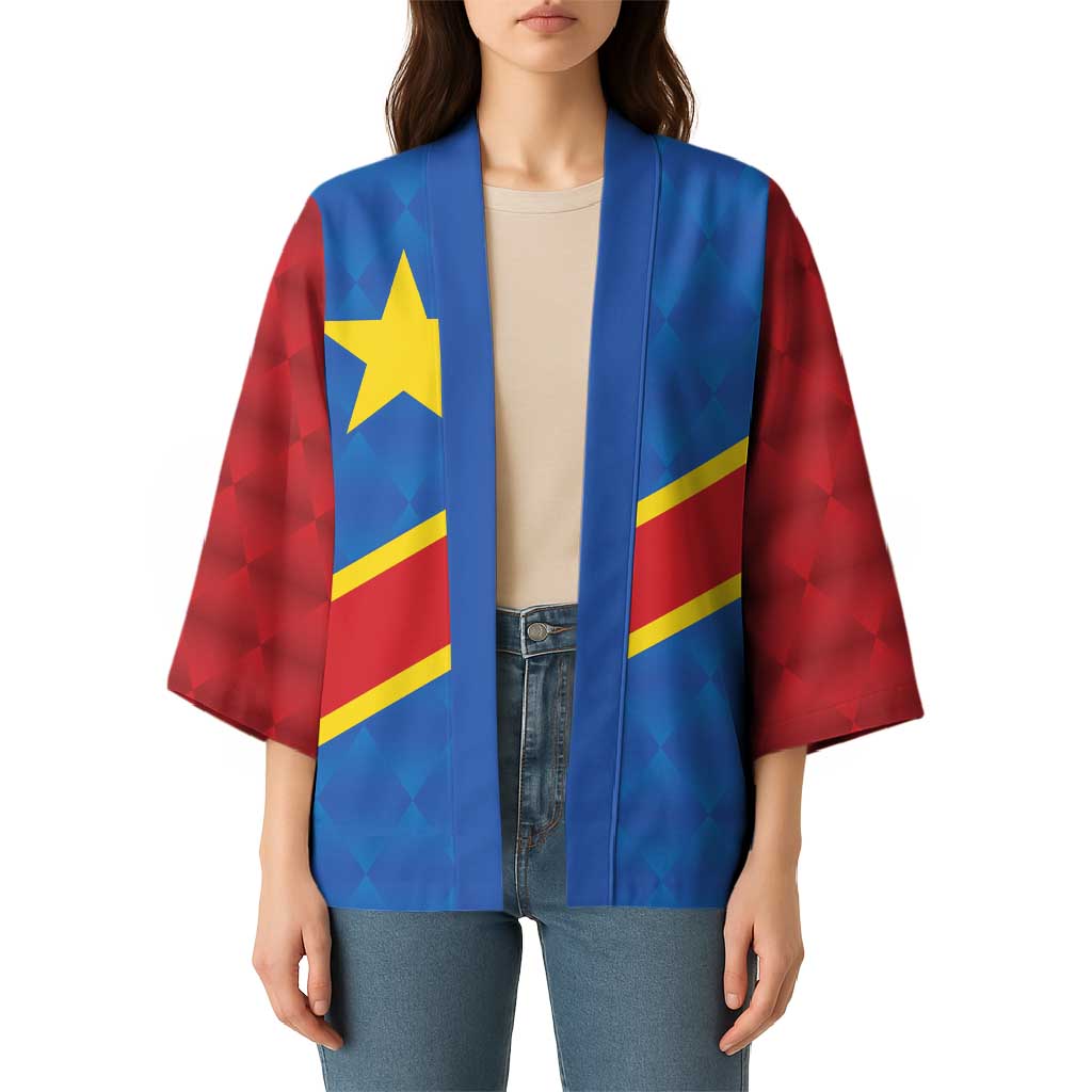 Africa DR of the Congo Personalized Kimono Flag Style