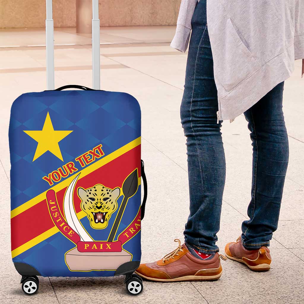 Democratic Republic of the Congo Personalized Luggage Cover Flag Style - Wonder Print Shop