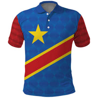 Democratic Republic of the Congo Personalized Polo Shirt Flag Style - Wonder Print Shop