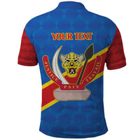 Democratic Republic of the Congo Personalized Polo Shirt Flag Style - Wonder Print Shop