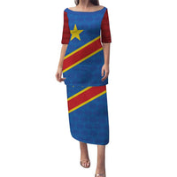 Democratic Republic of the Congo Personalized Puletasi Flag Style - Wonder Print Shop