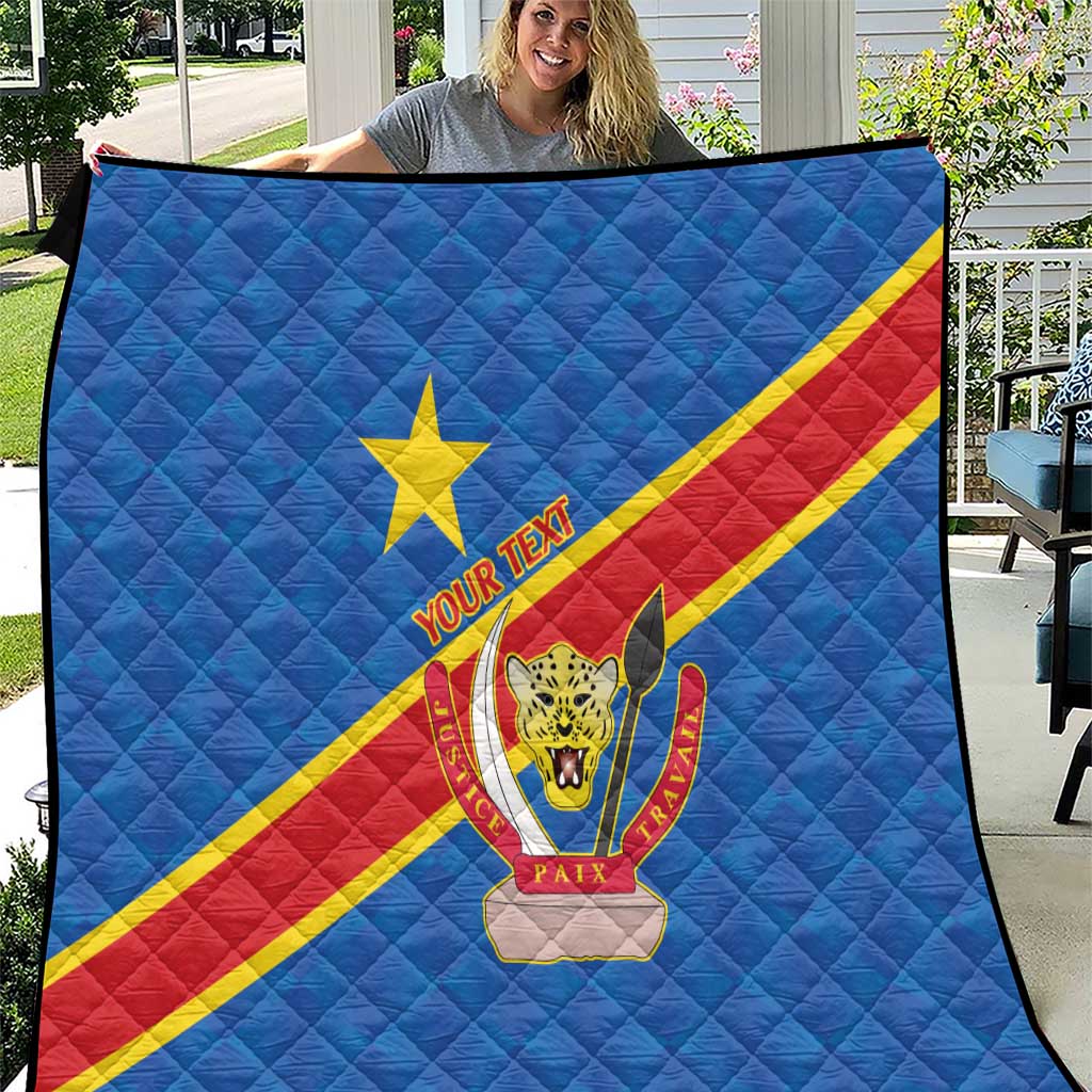 Democratic Republic of the Congo Personalized Quilt Flag Style - Wonder Print Shop