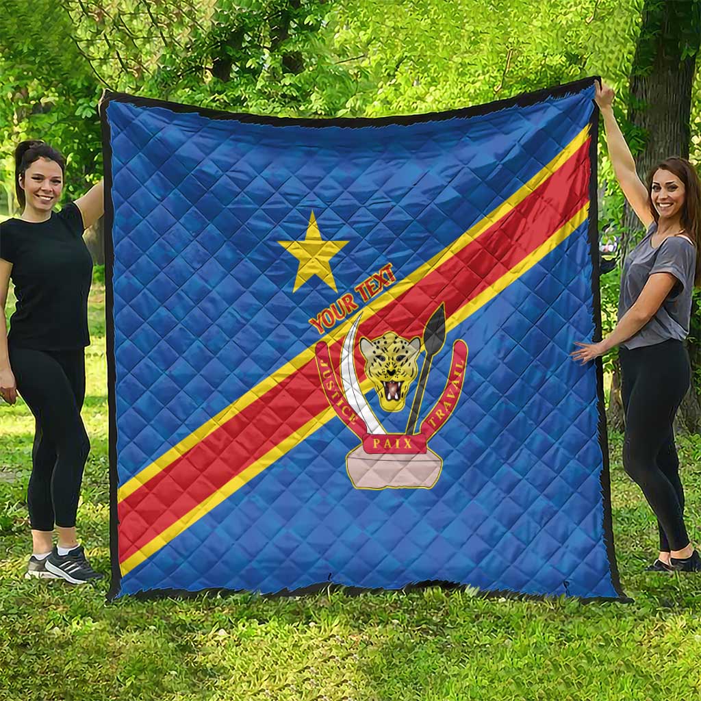 Democratic Republic of the Congo Personalized Quilt Flag Style - Wonder Print Shop