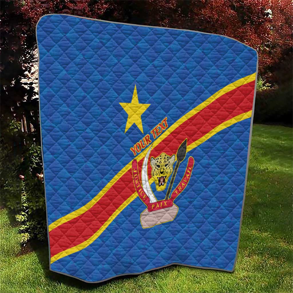 Democratic Republic of the Congo Personalized Quilt Flag Style - Wonder Print Shop