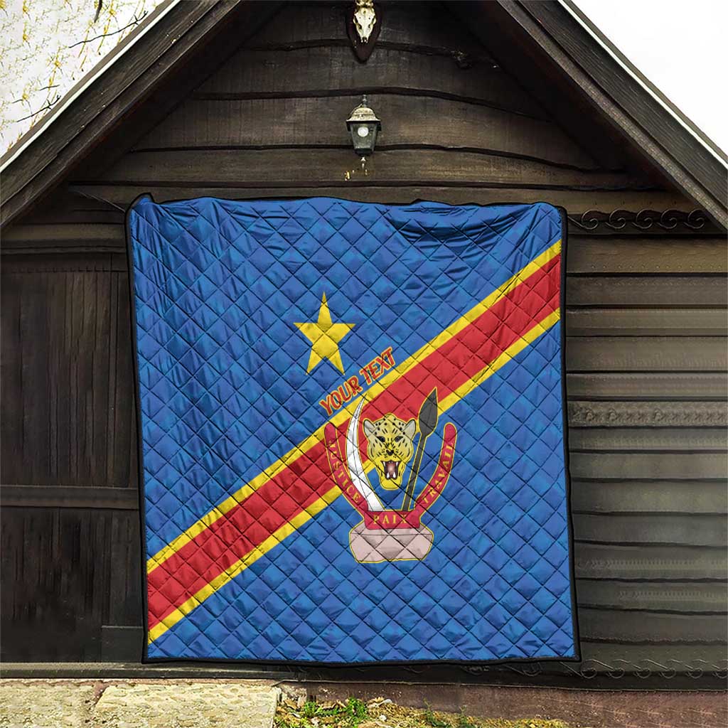 Democratic Republic of the Congo Personalized Quilt Flag Style - Wonder Print Shop