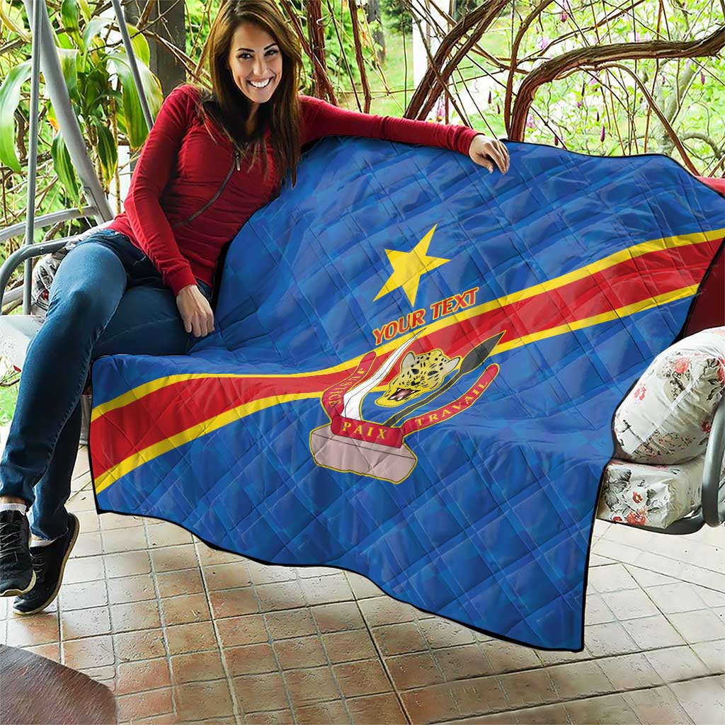 Democratic Republic of the Congo Personalized Quilt Flag Style - Wonder Print Shop