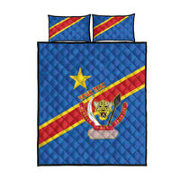 Democratic Republic of the Congo Personalized Quilt Bed Set Flag Style - Wonder Print Shop