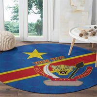 Democratic Republic of the Congo Personalized Round Carpet Flag Style - Wonder Print Shop