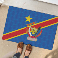Democratic Republic of the Congo Personalized Rubber Doormat Flag Style - Wonder Print Shop