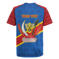 Democratic Republic of the Congo Personalized Rugby Jersey Flag Style - Wonder Print Shop