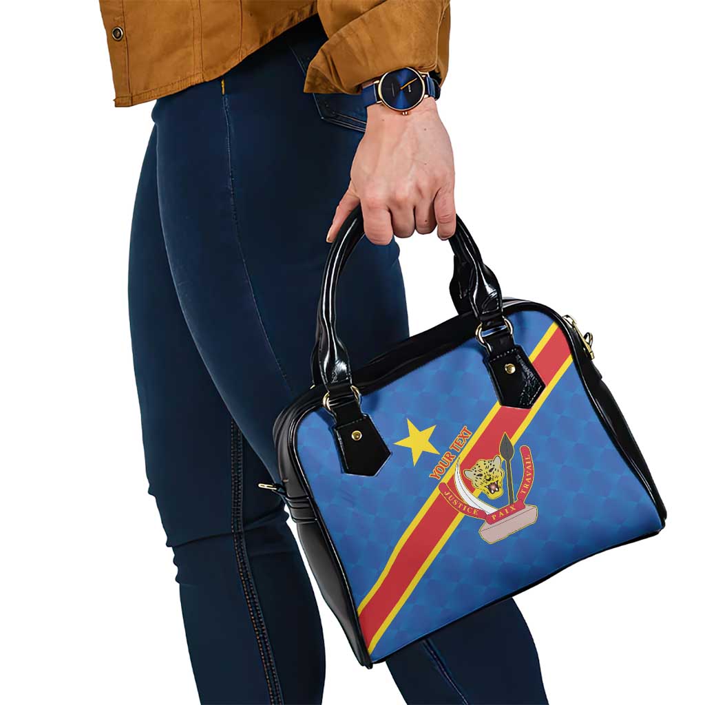 Democratic Republic of the Congo Personalized Shoulder Handbag Flag Style - Wonder Print Shop