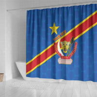 Democratic Republic of the Congo Personalized Shower Curtain Flag Style - Wonder Print Shop