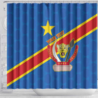 Democratic Republic of the Congo Personalized Shower Curtain Flag Style - Wonder Print Shop