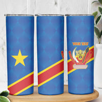 Democratic Republic of the Congo Personalized Skinny Tumbler Flag Style - Wonder Print Shop