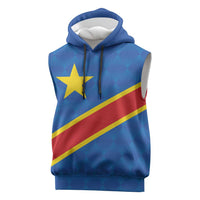 Africa DR of the Congo Personalized Sleeveless Hoodie Flag Style