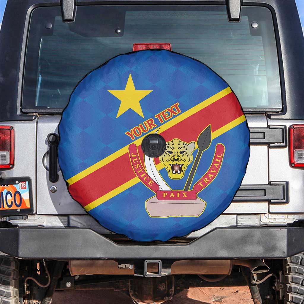 Democratic Republic of the Congo Personalized Spare Tire Cover Flag Style - Wonder Print Shop