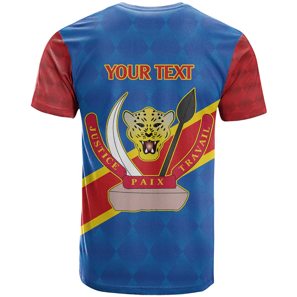 Democratic Republic of the Congo Personalized T Shirt Flag Style - Wonder Print Shop