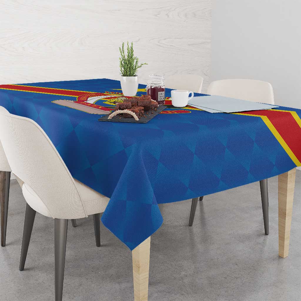 Democratic Republic of the Congo Personalized Tablecloth Flag Style - Wonder Print Shop