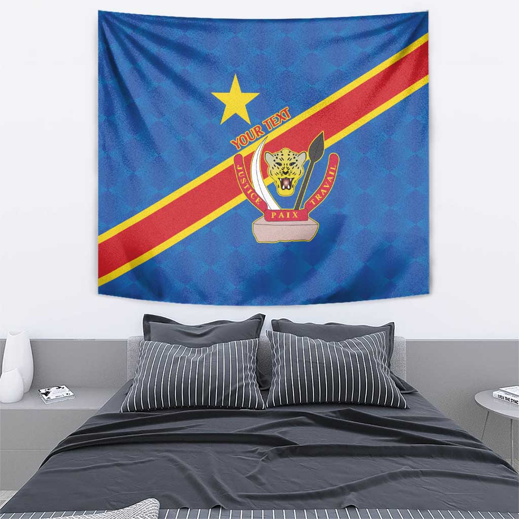 Democratic Republic of the Congo Personalized Tapestry Flag Style - Wonder Print Shop