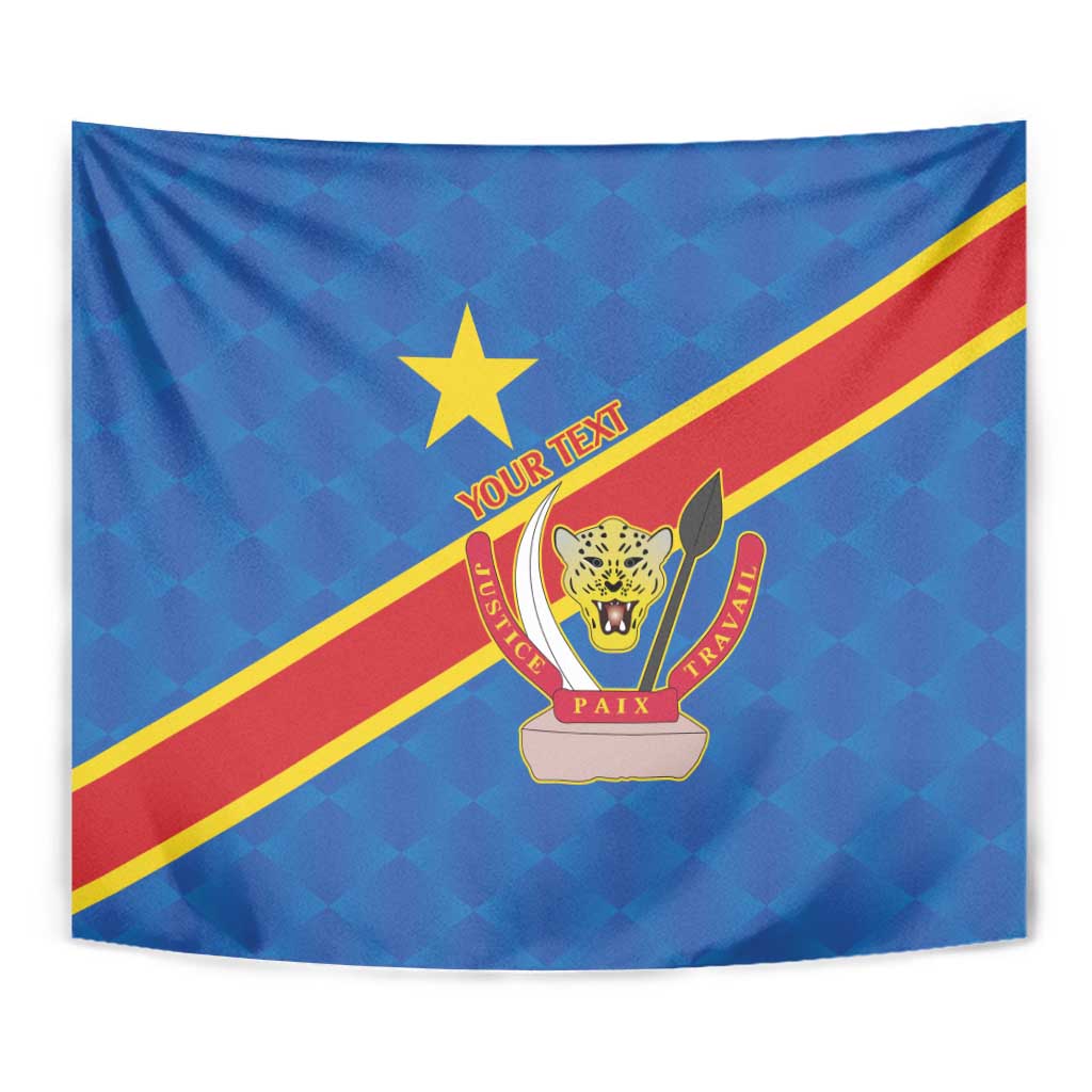 Democratic Republic of the Congo Personalized Tapestry Flag Style - Wonder Print Shop