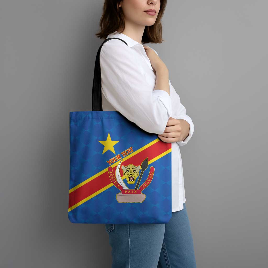Africa DR of the Congo Personalized Tote Bag Flag Style