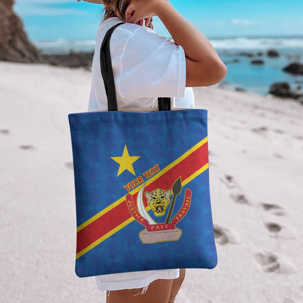 Africa DR of the Congo Personalized Tote Bag Flag Style