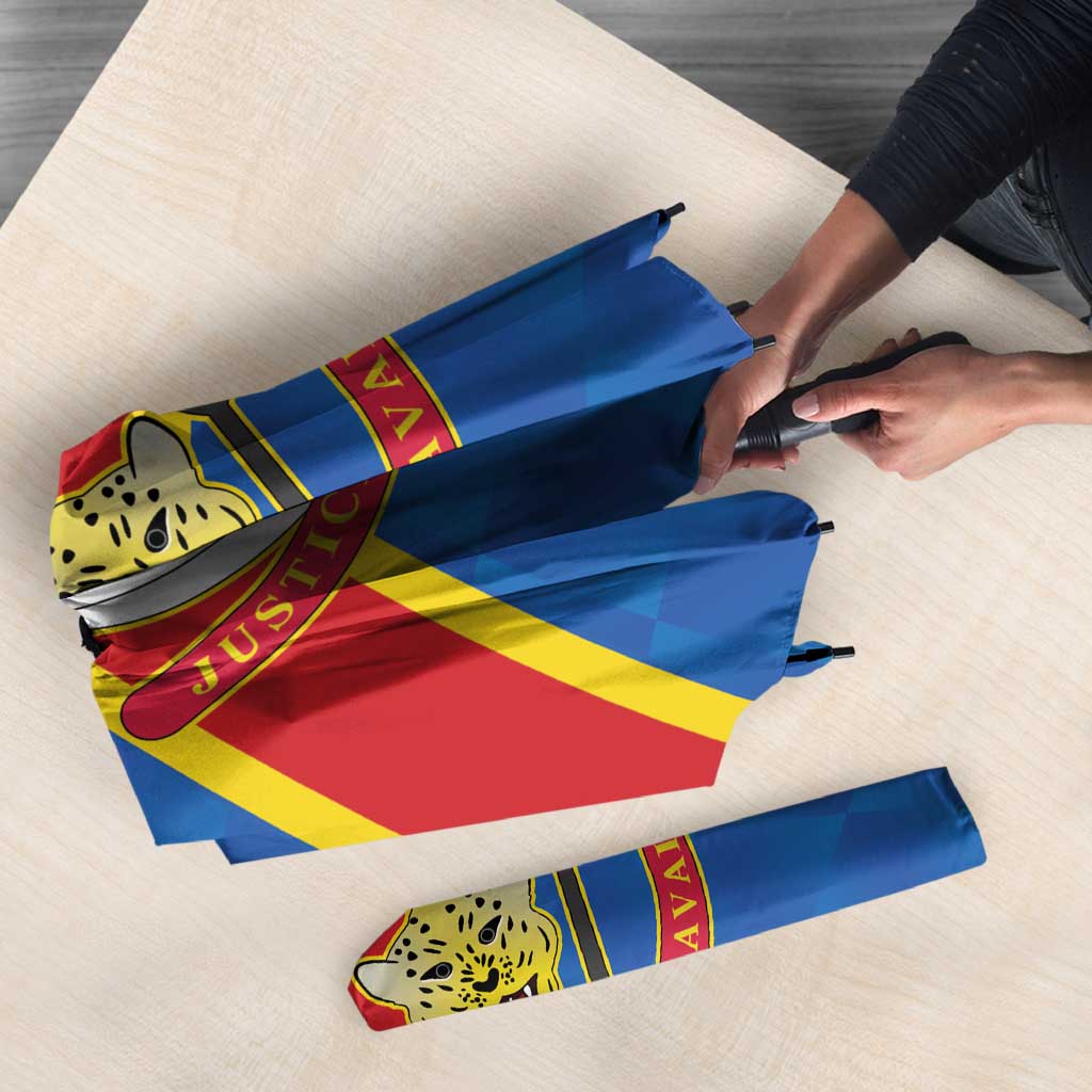 Africa DR of the Congo Personalized Umbrella Flag Style