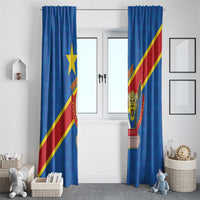 Democratic Republic of the Congo Personalized Window Curtain Flag Style - Wonder Print Shop