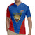 DR Congo Football Custom Rugby Jersey Blue Leopard Skin Pattern - Wonder Print Shop