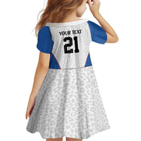 DR Congo Football Custom Family Matching Off Shoulder Maxi Dress and Hawaiian Shirt White Leopard Skin Pattern - Wonder Print Shop