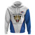 DR Congo Football Custom Hoodie White Leopard Skin Pattern - Wonder Print Shop