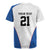 DR Congo Football Custom Rugby Jersey White Leopard Skin Pattern - Wonder Print Shop