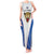 DR Congo Football Custom Tank Maxi Dress White Leopard Skin Pattern - Wonder Print Shop