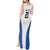 DR Congo Football Custom Tank Maxi Dress White Leopard Skin Pattern - Wonder Print Shop